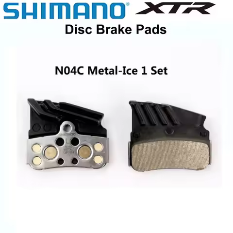 SHIMANO N04C Metal Sintered Disc Brake Pads with Ice Tech Cooling Fins for BR-M9120 M8120 M7120 Cali