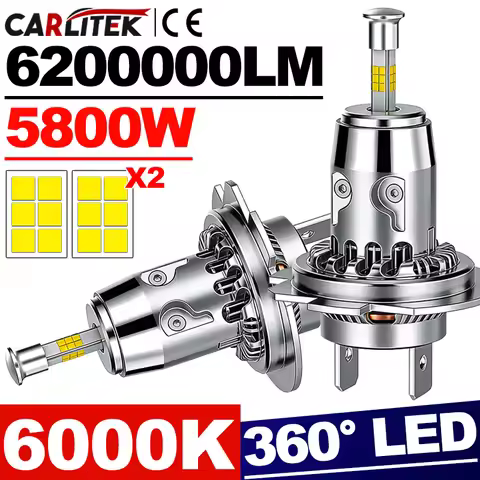 5800W Mini H7 H1 LED Car Headlight Bulb Light New 360° led Canbus 62000000LM Light for Turbo Size H7