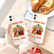 God of Wealth square edge iphone case for iphone 6/6s to iphone 13promax-e158