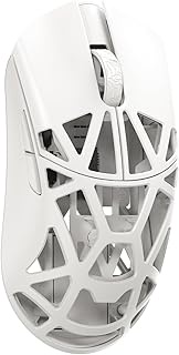 MK x WLMOUSE Beast X Mini Pro Wireless 8K Mouse with Solid Sides (OM Optical, White)