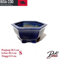 BARU COD | Pot keramik Bonsai, Sukulen, Kaktus Aesthetic