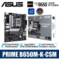 Asus PRIME B650M-K-CSM DDR5 AM5 Mainboard (Ryzen 7000,8000,9000 Series Ready)