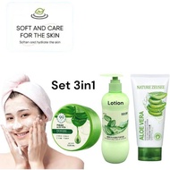 Aloe Vera moisturizig gel set 3in1