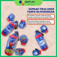 Hanging Hand Punching Bag for Children with Spiderman Gofun Motif