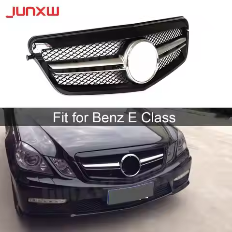 Diamond Front Bumper Grille Mesh For Mercedes Benz E Class W212 E200 E250 E350 AMG 2010-2013 Pre-fac