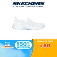 Skechers Women GOwalk 6 Shoes - 896231-WHT Air-Cooled Goga Mat