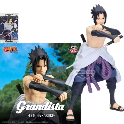In Stock BANDAI SPIRITS NARUTO Shippuden Grandista UCHIHA SASUKE Anime Modle Toys gifts
