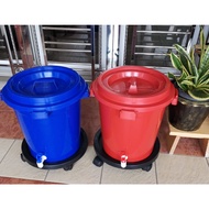 1 set of 30L Bokashi Bucket Compost Bin Food Waste Composter with Filter Ready Stock 波卡西发酵桶 现货 ***NEW***