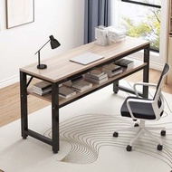 ONE - 電腦桌雙層書桌學習桌 (80x40cm胡桃木色)