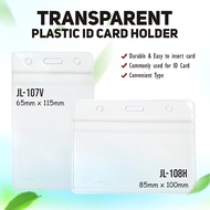 Print Digital Transparent Plastic ID Case / ID Holder / ID Protector Vertical & Horizontal