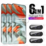 6in1 For Google Pixel 9 Pro XL 5G 2024 Hydrogel Film Screen Protector Not Glass Gogle Pixel9 Pixel 9