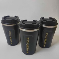 Limited Edition Nescafe Gold Stainless Steel Tumbler Vacuum Mug 370ml 304 Stainless Steel Mug