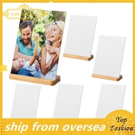 [TopFashion] 6 Pack Sublimation Photo Frames Blanks 5 X 7 Inch Heat Transfer Metal Picture Frames wi