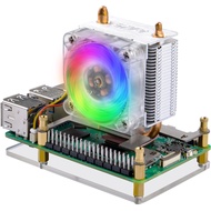 52Pi Raspberry Pi 5 Fan Heatsink, Raspberry Pi 5 ICE Tower Cooler, Raspberry Pi 5 Heatsink with Cool