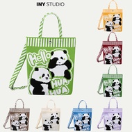 Panda Portable Knitted Bag Female 2025 Hot-selling Chengdu Panda Grandpa Souvenir Diagonal Summer Ha