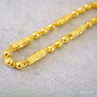 alluvial gold/necklace/【Factory direct sales】Vietnam Alluvial Gold Necklace Gold Necklace Simulation Gold Necklace No Co