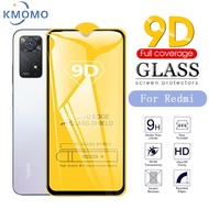 9D Full Coverage Tempered Glass For Xiaomi Redmi Note 13 12 4G + 11 Pro 5G 11s 10 10s 9 9s 8 7 Screen Protector