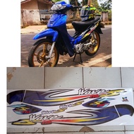 Wave 100 wave s striping sticker