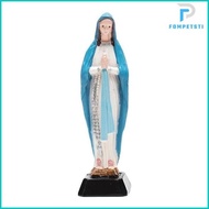 Fompetsti Patung Bunda Maria Lourdes 10cm-Patung Kecil Bunda Maria