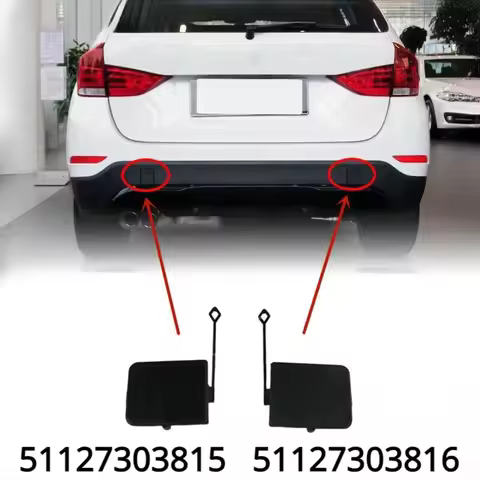 For 2011-2015 BMW X1 (28i 28ix 35ix) (E84) Rear Right Bumper Tow Eye Hook Cover Cap 51127303815 5112