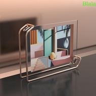 Blala Picture Frame A4 6 Inch Metal Acrylic Picture Display Stand Decorative Poster Frame Desktop Ta