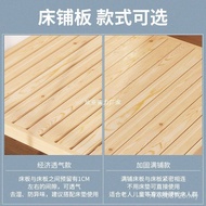 Bed Frame Rice 1.5 Double Bed Wholesale 1.2 Household Solid Wood Bed Tatami Bedsideless Factory Dire