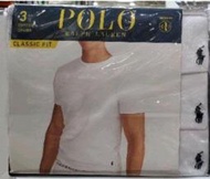 【小如的店】COSTCO好市多代購~POLO 男短袖圓領T恤/上衣/內衣(每組3件)美國尺寸 1646773