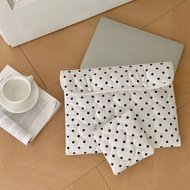 Cute Polka Dots Laptop Sleeve For Macbook Air13 13.6 pro13 Huawei Samsung Dell HP LG 14 Inch Korean 