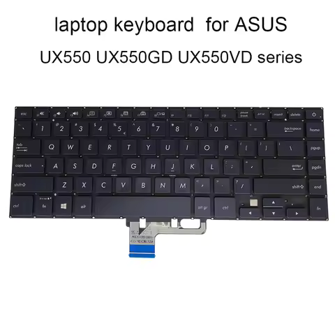 UI US English Arabic Backlight Keyboard for ASUS ZENBOOK PRO UX580G UX580GD UX580GE UX580VE UX580VD 