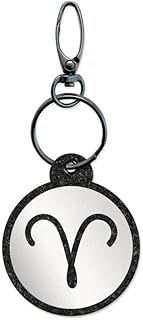 Zodiac Sign Aries Symbol Reflector Pendant – Recycled Felt Pedestrian Reflector Pendant Zodiac Sign 