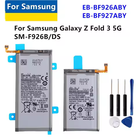 EB-BF926ABY EB-BF927ABY Battery For Samsung Galaxy Z Fold 3 5G F926 F927 + Free Tools