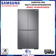 (BULKY) SAMSUNG RF59A70T4S9/SS 593L MULTI-DOOR REFRIGERATOR, ALL AROUND COOLING TECHNOLOGY,  TWIST ICE MAKER, 3 TICKS, 2 YEARS WARRANTY