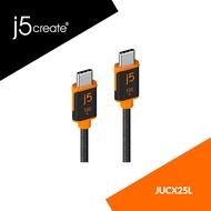 J5CREATE JUCX25L18 USB-C® 100W Sync & Charge Cable (1.8m / 3.0m) | Supports Up to 20V/5A 100W Chargi