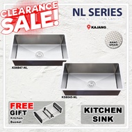 (Clearance Stock) NL SERIES UNDERMOUNT NANO GRAIN KITCHEN SINK KS6847-NL/KS8045-NL