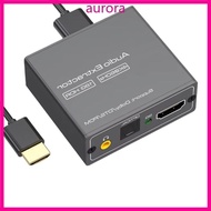 Auro 60Hz sound Separator Divides Sound To 3 5mm Earphone Port And Digital Exit For Theater Setups