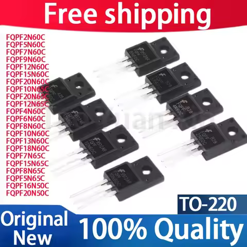 (50piece)FQPF2N60C FQPF5N60C FQPF7N60C FQPF9N60C FQPF12N60C FQPF15N60C FQPF20N60C FQPF10N65C FQPF20N