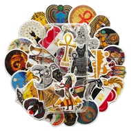 Ancient Egypt Stickers, 50PCs, Lost Civilizations Pyramid Sphinx Pharaoh Waterproof Vinyl Sticker De