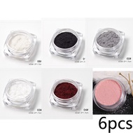 6/3/1PCS 3D Flocking Velvet Powder Nails Art DIY Tips Design 7 Color Velvet Flocking Dust Powder Gli