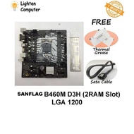 【USED】 SANFLAG B460M D3H (2 RAM SLOT) Motherboard | B460 | LGA 1200 | 10th, 11th Gen Intel | mATX mi