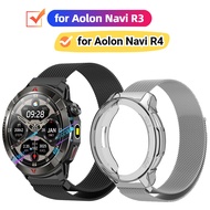for Aolon Navi R3 R4 strap Metal strap, stainless steel strap for Aolon Navi R4 strap Sports wristba