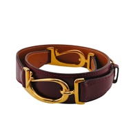 เข็มขัดวินเทจ HERMES สีแดง (มือสอง)