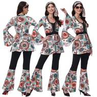 Limited Stock ✯MYLITTLELASS Adult 70s 80s Retro Disco Couple Costume Psychedelic Matching Outfit Set