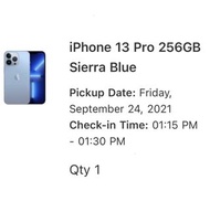 iPhone 13 Pro 256GB Sierra Blue 藍色 Brand new 全新冇開過