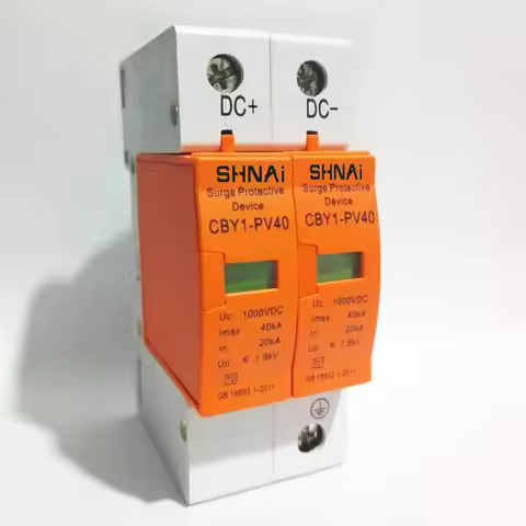 Surge Protective Device SPD DC 500V 800V 1000V 2P DC1000V 20KA~40KA Low-voltage Arrester House din r
