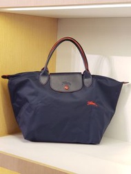 英國直送 英國代購 Longchamp Le Pliage Nylon Club NEO Navy 全新 藍色 深藍 短柄 中碼 短手柄 中號 尼龍 斜孭手袋 單孭手袋 手袋 手挽袋 手挽包 手提包 