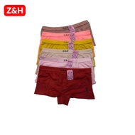 Z&H Girl Boxer Adult K118-12PCS-6PCS - Soft and Comfortable Lingerie Panty