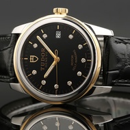 Tudor/Gold Diamond-Embedded Junqi SeriesM55003-0037Automatic Machinery36mmMen's Watch Black Plate