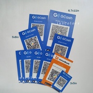 Waterproof Gcash Maya Bank QR Code Display Board Laminated Signage One Side Print