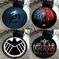 Avengers Marvel Superhero Iron Man Spiderman Round Floor Mat Bedroom Computer Swivel Chair Hanging B