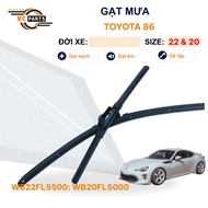 TOYOTA 86-Schaaffler Premium Soft Body Wipers Sizes 22 Inch And 20 Inch